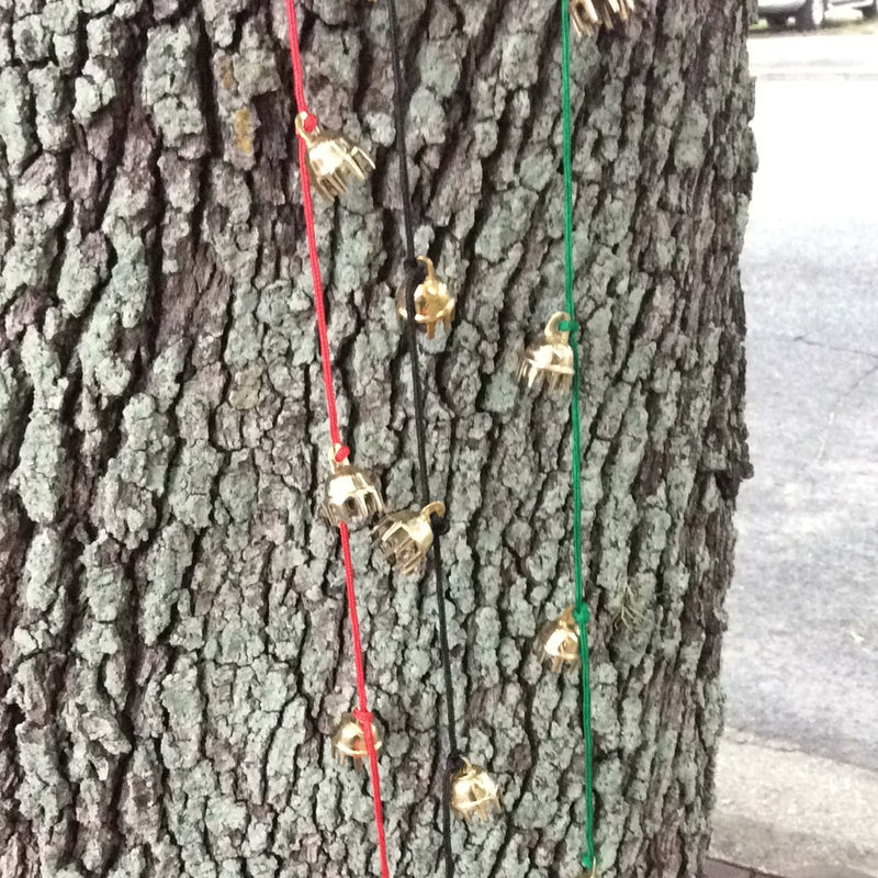 Brass Bells on Cord