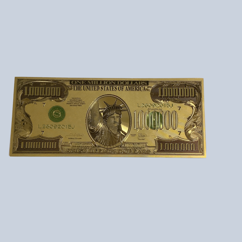 Gold Dollar Bill