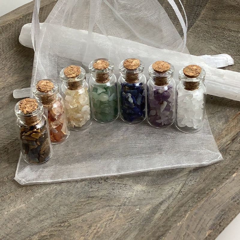 Chakra Stone Bottles