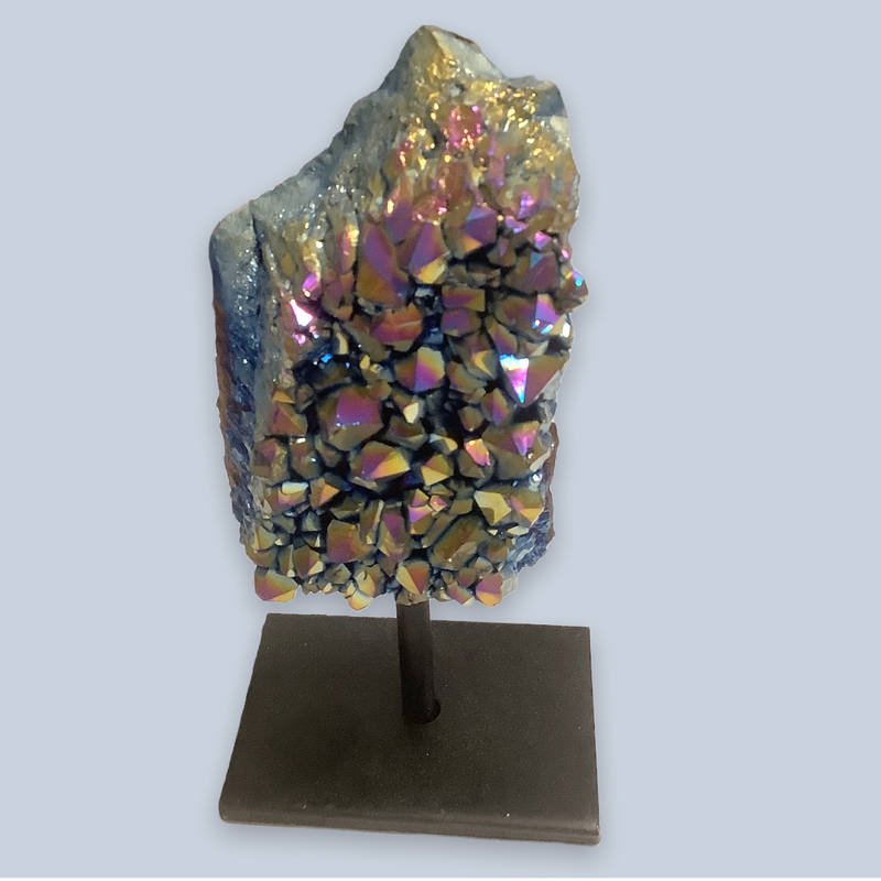 Titanium Aura Quartz Specimen