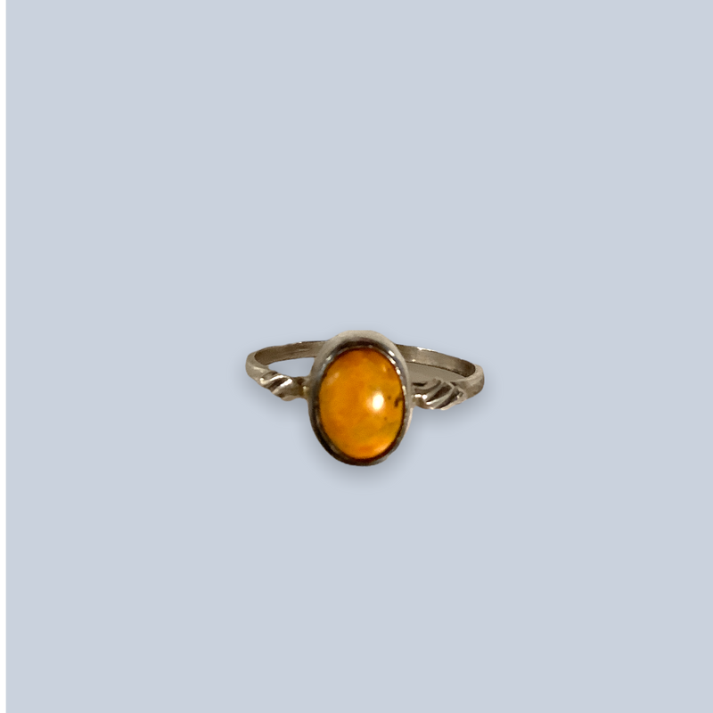 Bumblebee Jasper Sterling Silver Rings