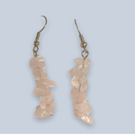Rose Quartz Sterling Silver Earrings