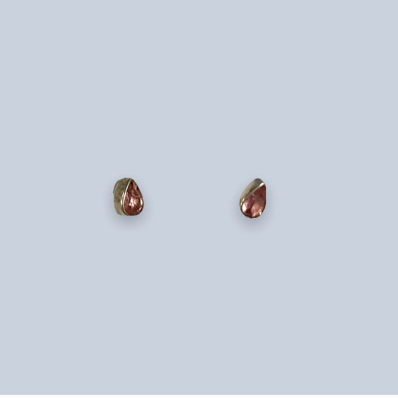 Tourmaline Sterling Silver Studs