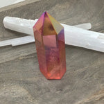 Sunset Aura Quartz Specimen