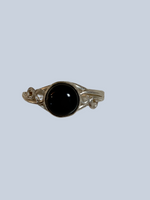Black Onyx Sterling Silver Rings (all sizes)