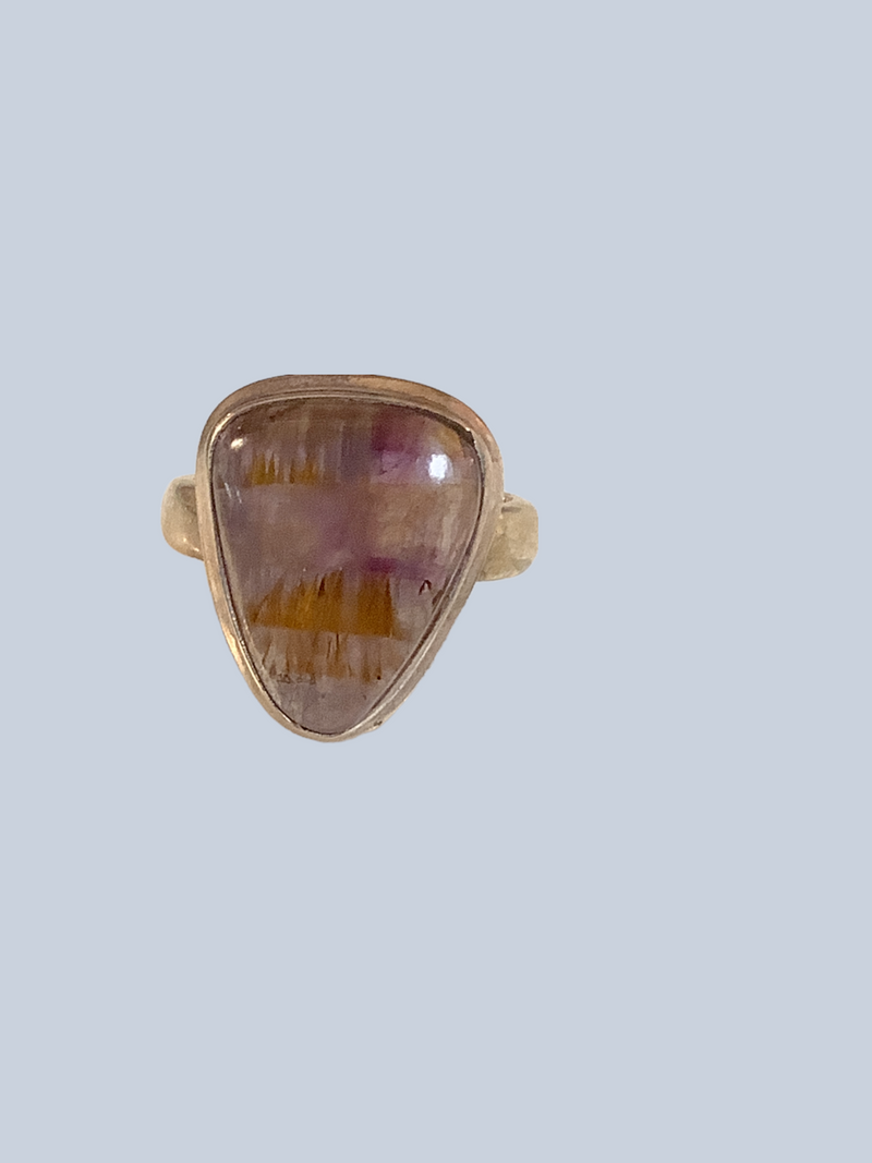 Cacoxenite Sterling Silver Rings (Sizes 5.5-7)