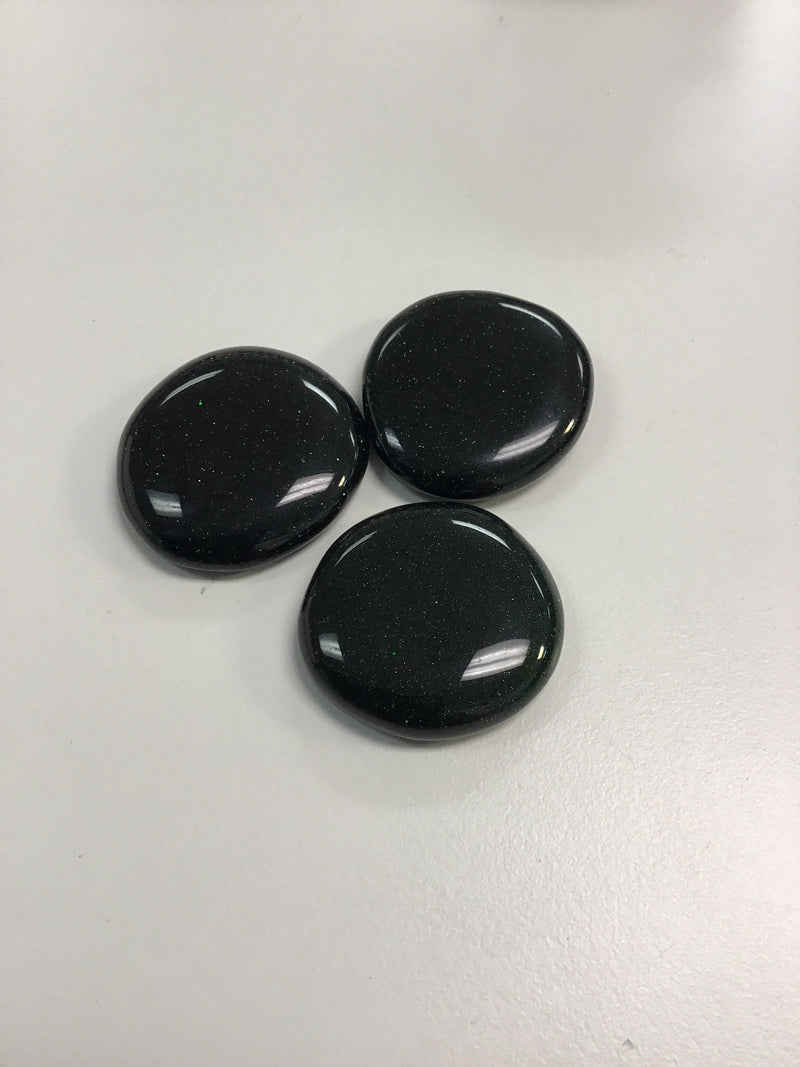 Green goldstone Palm Stone