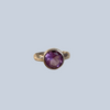 Amethyst Sterling Silver Rings (Size 8)