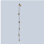 Brass Bells on Cord