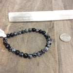 Snowflake Obsidian Bracelets