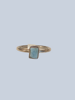 Larimar Sterling Silver Rings (Sizes 4-6.5)