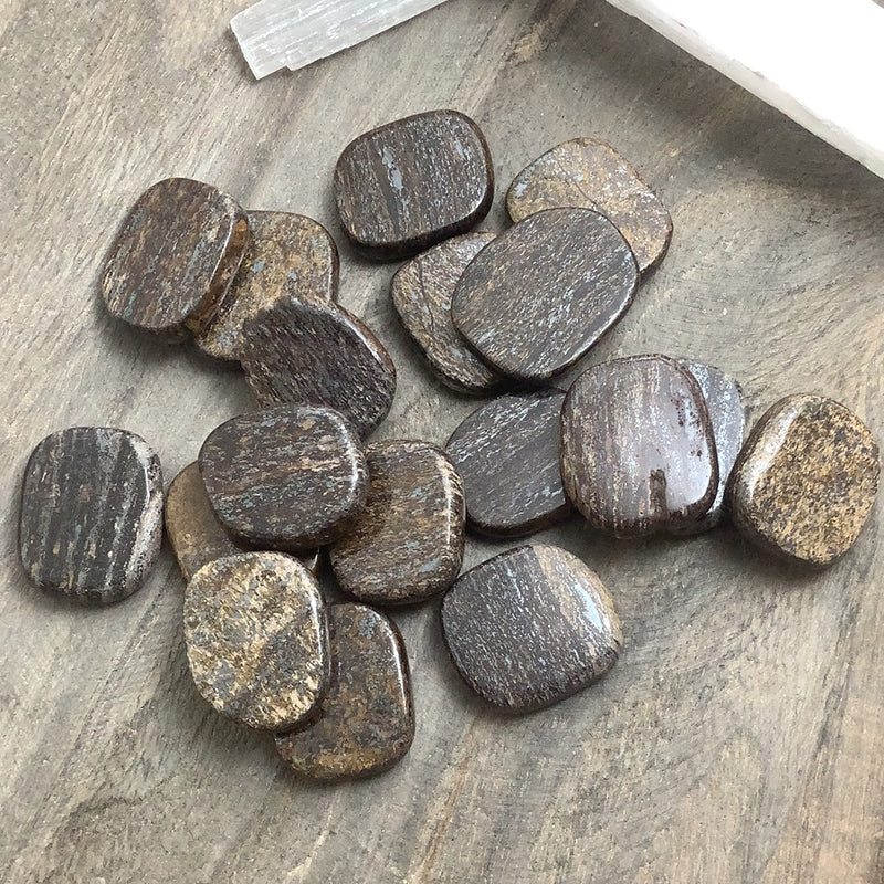Bronzite & Axinite Stones