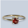 Garnet Sterling Silver Rings (Sizes 9-11)