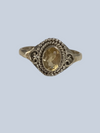 Citrine Sterling Silver Rings (Size 9-10)