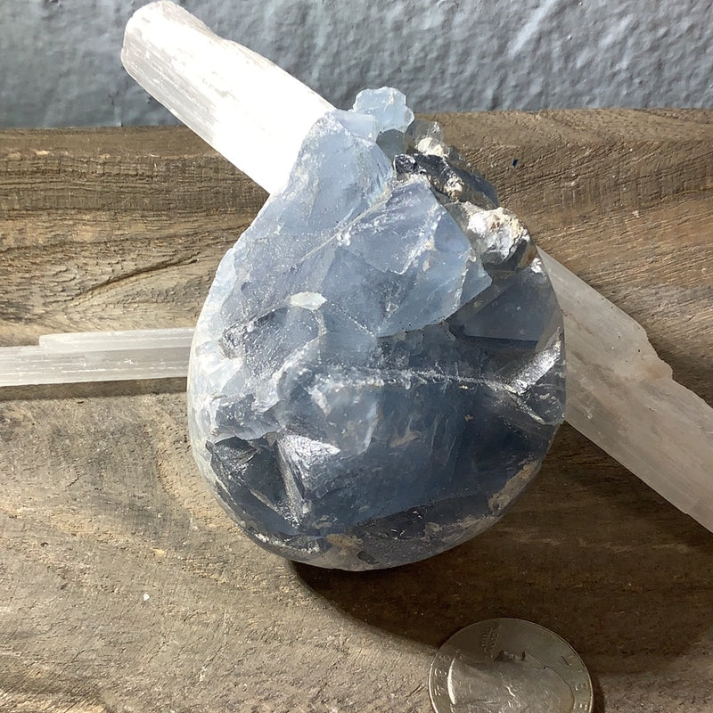 Blue Celestite Specimen