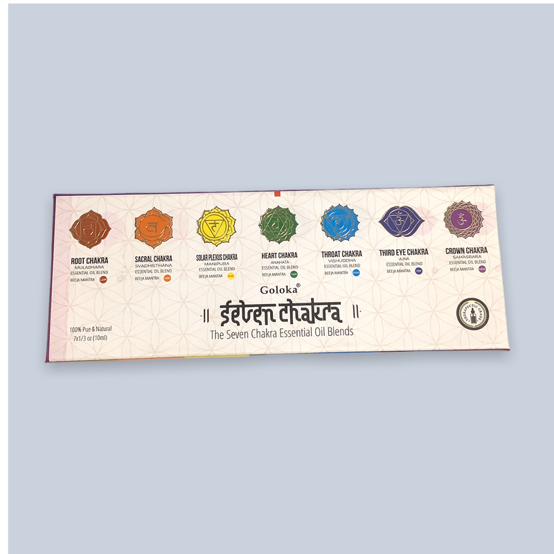 Goloka Seven Chakra Oil Blend Set