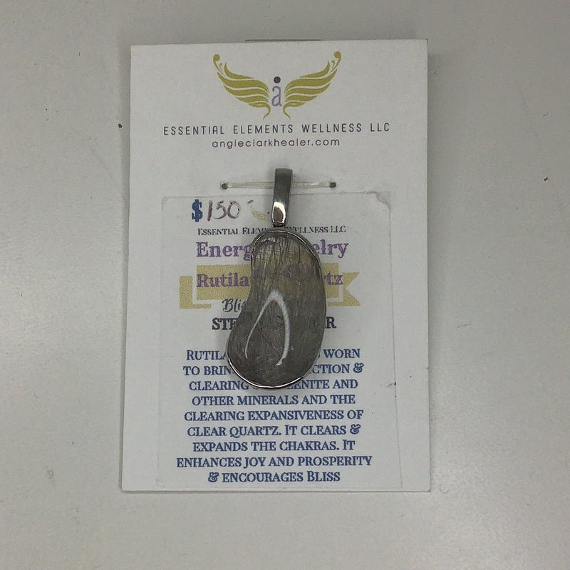 Tourmalinated Quartz Sterling Silver Jewelry