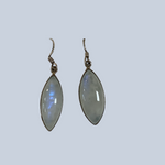 Green Moonstone Sterling Silver Earrings