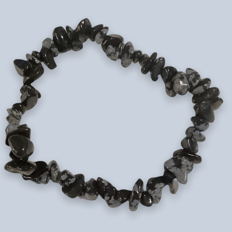 Snowflake Obsidian Bracelets