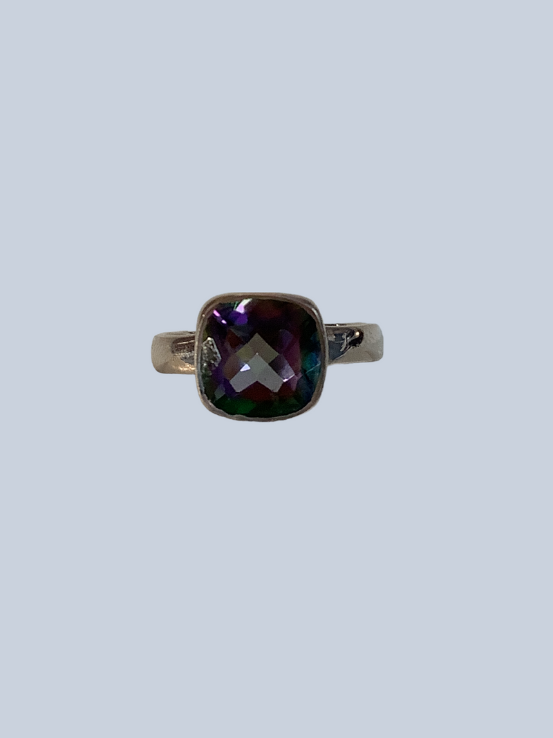 Mystic Topaz Sterling Silver Rings