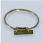 Tourmaline Sterling Silver Rings (Sizes 8.5-10)