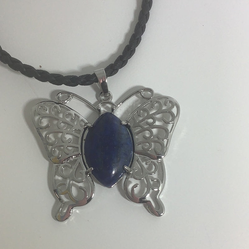 Crystal Butterfly Pendant