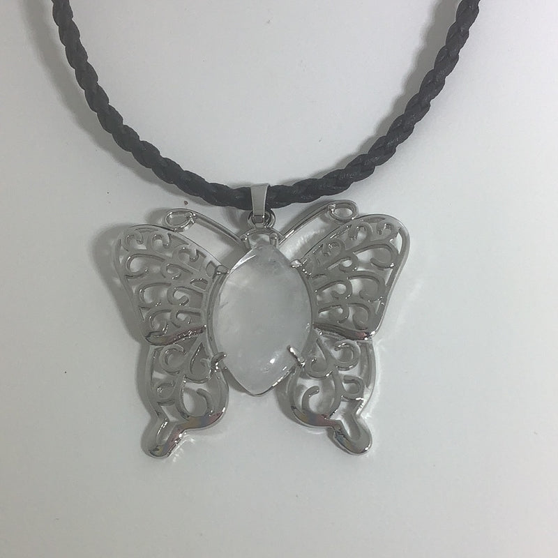 Crystal Butterfly Pendant