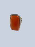 Carnelian Sterling Silver Rings