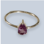 Amethyst Sterling Silver Rings (Sizes 9 - 10)