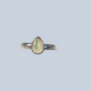 Opal sterling silver rings (size 4-10)