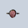 Pink Tourmaline Sterling Silver Rings (Sizes 6-7)