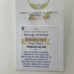 Ethiopian Opal Sterling Silver Studs