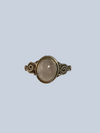 Rose Quartz Sterling Silver Ring  Sizes 7 - 10