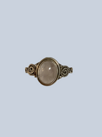 Rose Quartz Sterling Silver Ring  Sizes 7 - 10
