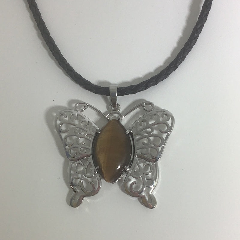 Crystal Butterfly Pendant