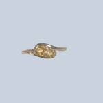 Citrine Sterling Silver Rings (Size 9-10)