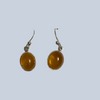 Amber Sterling Silver Earrings