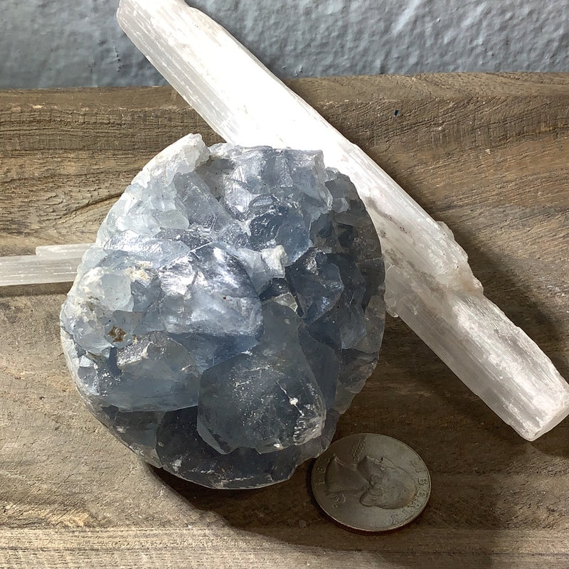 Blue Celestite Specimen