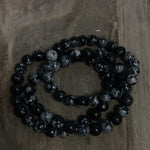 Snowflake Obsidian Bracelets