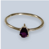 Amethyst Sterling Silver Rings (Sizes 9 - 10)