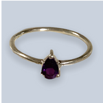 Amethyst Sterling Silver Rings (Sizes 9 - 10)