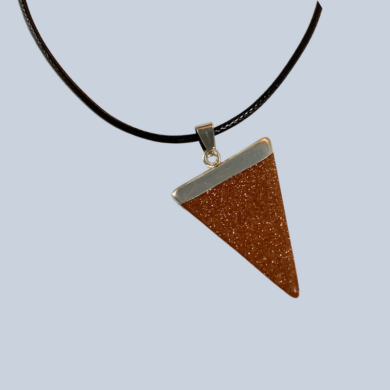Triangle Crystal Pendant