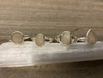 Libyan Desert Glass Sterling Silver Rings