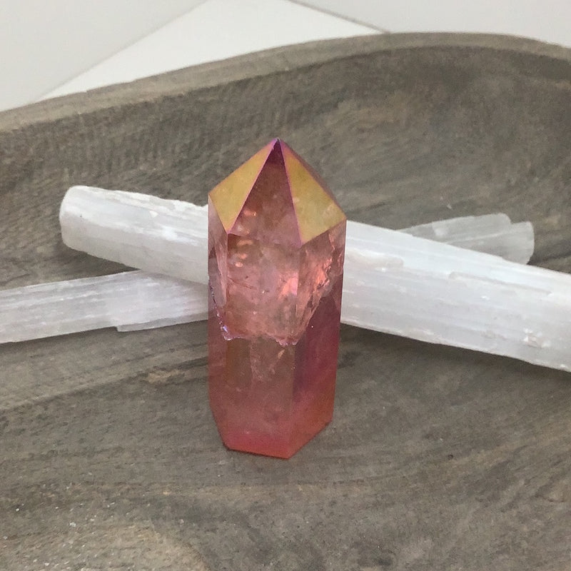 Sunset Aura Quartz Specimen