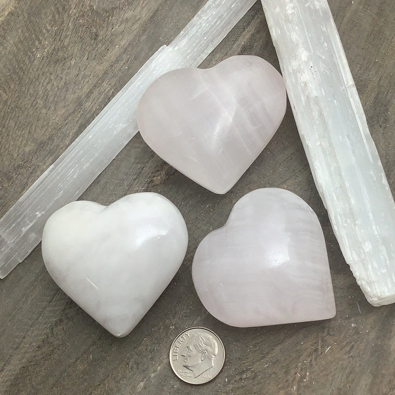 Pink Calcite Heart