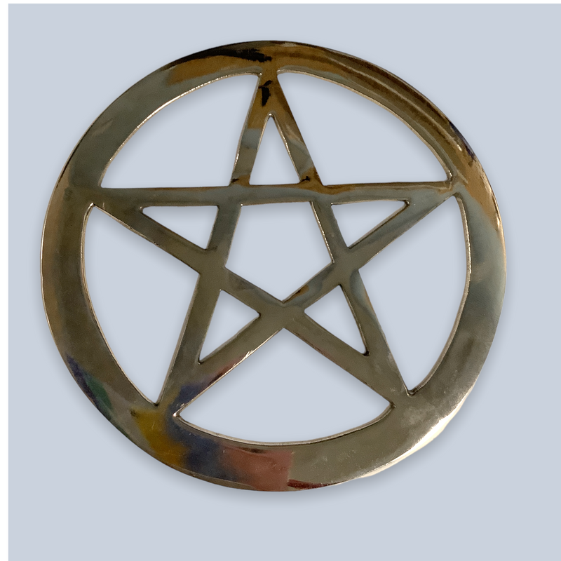 Large Silver Pentacle