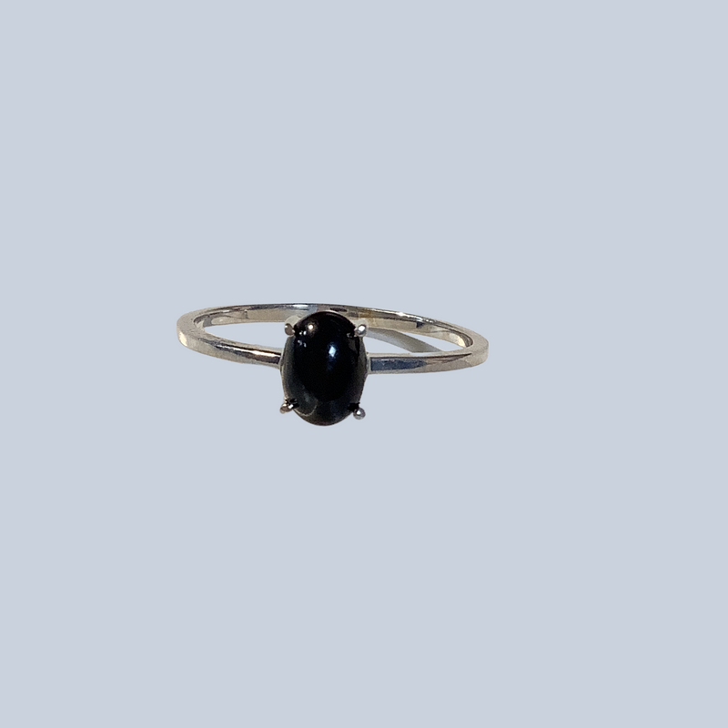 Sapphire Sterling Silver Rings ( 8- 10)