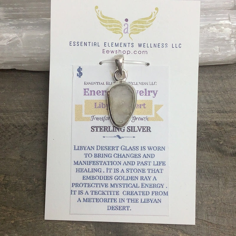 Libyan Desert Glass Sterling Silver Jewelry