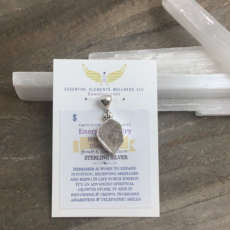 Herkimer Sterling Silver Pendant
