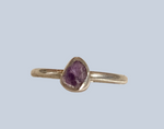 Amethyst Sterling Silver Rings (Sizes 4 & 5)